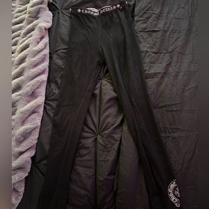 Authentic Black Chrome Hearts Leggings
